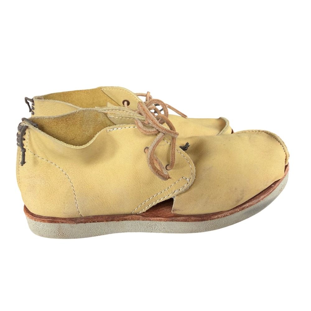 Satorisan Benirras Mid Astex Womens 6.5 EU 37 Yellow Leather Boho Chukka Boots